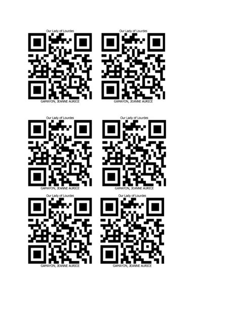 our lady of lourdes hospital qr code|Aside from scanning the QR .